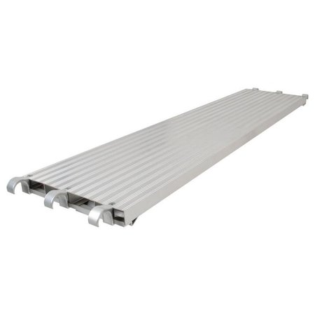 METALTECH Platform, 7 ft L, 19 in W, Aluminum M-MPA719